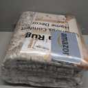 Area Rugs for Living Room: 6x9 Washable Neutral Abstract Rug for Bedroom Large Soft Modern Dining Room Rugs Indoor Floor Low Pile Carpet for Home Office Nursery - Brown Grey