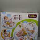 Yookidoo Baby Gym Urban Lay to Sit-Up Playmat. 3-in-1 Newborns Activity Center with Tummy Time Toys, Pillow & Infant Miror. 0-12 Month