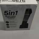 5-in-1 Bikini Trimmer for Women, IPX7 Waterproof Electric Razors Shaver, Cordless Body Hair Trimmer, Facial & Pubic Hair Removal, Ceramic Blade (Black)