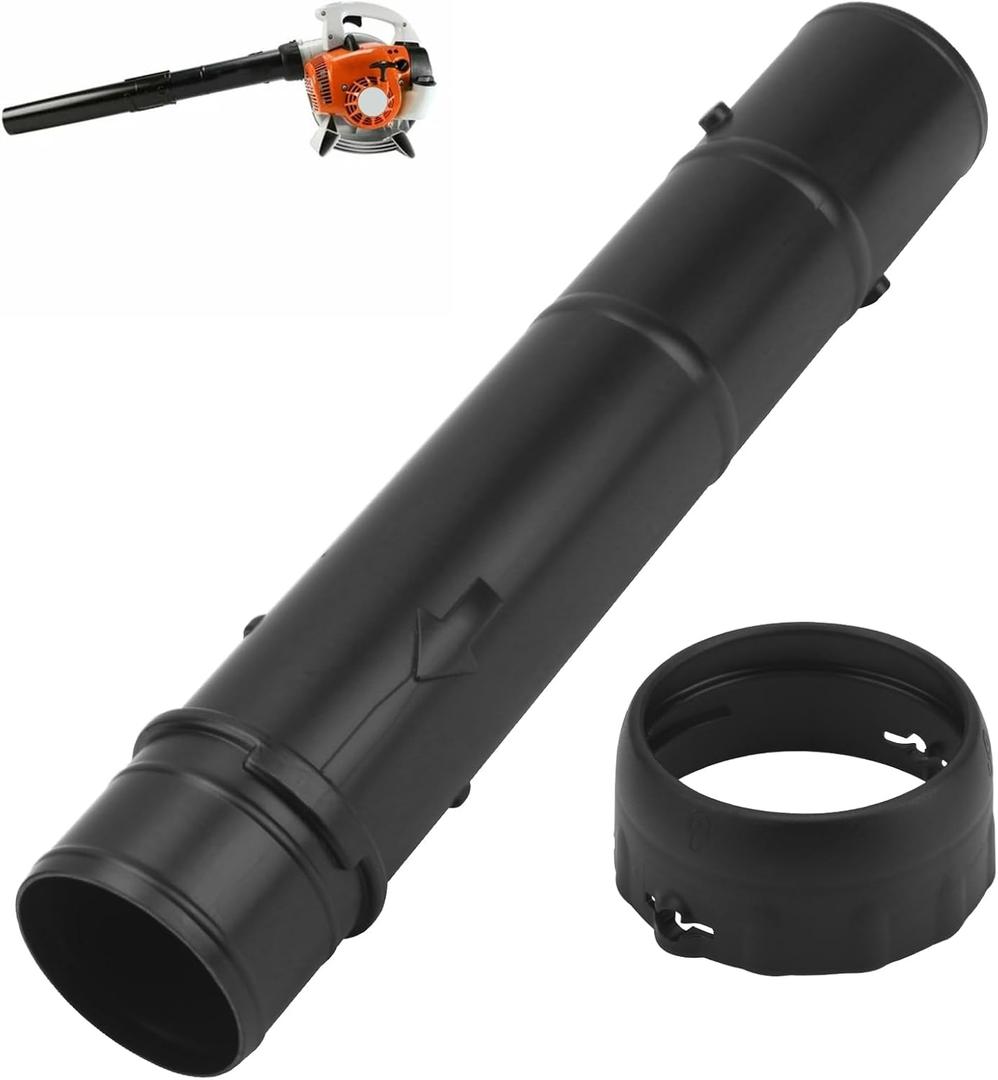 4241-760-8200 Leaf Blower Nozzle Tube with Lock Coupling Compatible with Stihl BG56 BG66 BG86 SH56 SH86-4241 760 8200 Attaches to Motor Housing