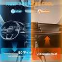 Car Windshield Sun Shade Sunshade Compatible with Chevy/Chevrolet Bolt EV (Not for Bolt EUV) 2024 2023 2022-2017 Accessories, Foldable Car Front Window Sun Shield Visor