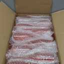 24 Pcs Champagne Flutes 5.4OZ Plastic Champagne Glasses Wine Glasses Plastic Goblets for Parties Mimosa Bar Glasses Stemmed Drinking Cups for Wedding Celebration Christmas Birthday Bride (Clear Red)