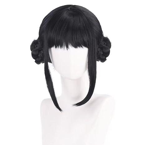 Anime Cosplay Wig Black Halloween Party Costume Wig
