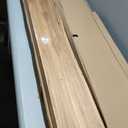 48" Rustic Elm Floating Shelves - Solid Wood Live Edge with Invisible Brackets, Wall Mounted Shelf for Living Room, Kitchen & Bathroom Decor, Natural