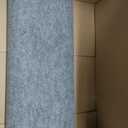 FunStick 24"x160" Large Carpet Squares Carpet Tiles with Padding Attached for Bedroom Living Room Dark Grey Non Slip Indoor Outdoor Carpet Tiles Roll Peel and Stick Floor Tile for Kitchen Rugs Stairs