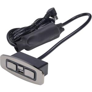 Okin 5 Button Recliner Replacement Parts, Hand Control Handset 5 Pin Plug with USB, Lift Chair Control Replacement for Power Recliner Chair, Electric Recliner, Sofa Reclinable, Left Side