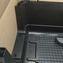 SportPet Airline Compliant X-LARGE 35.5" Travel Dog Kennel-Durable Plastic Airline Pet Carrier w/Removable Wheels & Food Bowls, Collapsible Indoor/Outdoor Dog Kennel, Dogs up to 32"L & 23"H-Dark Gray