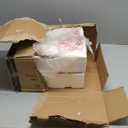 23" Ceramic Table Lamps Set of Two, White Ceramic Desk Lamps for Living Room, Farmhouse Bedside Lamps for Bedroom Decor, Beige Nightstand End Table Lamps