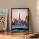 BESCRCL 18x27 Picture Frame Brown, Poster Frames Wall Hanging, Display Pictures 18 x 27 without Mat, 1 Pack