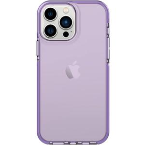 ArtsEvo Shockproof Clear Design for iPhone 14 Pro Case, Certified 6.6ft Drop Protection, Raised Edges Protect Camera and Screen, Purple