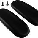 Office Chair Arm Rest Replacement Fits All Styles of Arms with Mounting Hole Patterns Screws Set Desk Armrest Cover(2Pack)