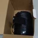 Pactrade Marine Turbo In-Line Blower Fan - 4 Inch Inline Fan (Black/White) - 200 CFM, 12V DC - Compact, Waterproof Bilge Blower for Boats, RVs, Off-Grid, Limited-Space Systems