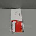 48 Pcs Race Car Food Labels Signs Folded Place Cards for Table Setting Blank Name Cards Birthday Party First Lap Around The Track Birthday Decorations