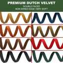 Dusty Green Velvet Ribbon 1 Inch x 20Yd,Double Faced Premium Velvet Ribbon for Gift Wrapping Handmade Crafts Bow Making,Christmas and Wedding Decoration(1" Dusty Green)