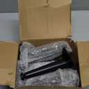 6 Inch Furniture Legs Heavy Duty, Replacement Cabinet Legs for Furniture Set of 4, Mid Century Modern Metal Short Dresser Feet for Cube Storage Futon Nightstand Ottoman, Satin Black