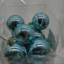 Joiedomi 24 Pcs Baby Blue Christmas Ornaments, 2.3' Shatterproof Decorative Hanging Ball Ornaments for Christmas Tree Decor