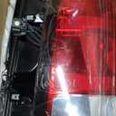 OKLPF Rear Brake Tail Light Compatible With 2007-2014 GMC Sierra 1500 2500HD 3500HD Replace 25958484 25958485,Replace Red Taillight Assembly,Driver and Passenger Side,Included Bulbs and Harness (Black)