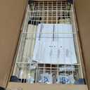 M MZG 1000 lbs 4-Shelf Standing Storage Shelves Heavy Duty Metal Shelving Unit Adjustable Wire Rack for Office Garage Kitchen, Light Tan 11.8 D x 23.6" W x 47.5" H