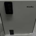 NineSky Dehumidifiers for Home, 95 OZ Water Tank, (1000 sq.ft) Dehumidifiers for Bathroom Bedroom Basement with Auto Shut Off,7 Colors LED Light(White)