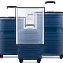 3 Pieces Thicken Clear Luggage Cover Protector with Tag Pocket