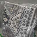 4x6 Area Rug, Soft Non-Slip Boho Moroccan Rug, Low-Pile Printed Indoor Washable Area Rugs for Living Room, Bedroom Bedside, Entryway, Kitchen - Gray/Gold