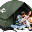 Tents for Camping 2/3/4 Person with Rainfly - Camping Tent Waterproof Windproof Easy Setup, Portable Double Layer Outdoor Dome Tent, Backpacking Tents for Adventure Backyard Hiking