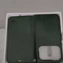 OCASE for iPhone 17 Pro Detachable Wallet Case with Card Holder, 2 in 1 PU Leather Flip Folio with RFID Blocking Stand Wrist Strap Shockproof Phone Cover 6.3 Inch 2025, Blackish Green