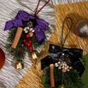 LaRibbons 12 Pack Black Velvet Christmas Bows for Gift Wrapping, 4" x 3.74" Decorative Velvet Gift Bows with Twist Tie for Presents, Tree, Wreath & Holiday Decorations