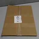 JAMBALAY Tempered Glass Cutting Board for Kitchen 12"x 16" White Glass Cutting Board with Design, Marble Chopping Board with Non-Slip Foot, Heat & Shatter Resistant, Dishwasher Safe