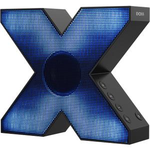 DOSS SoundBox X Desktop Wireless Bluetooth Speaker with 10W Rich Sound, Diverse Light Effects, 26H Playtime, TWS Pairing, BT 5.3, for Laptop, Computer, Home, Party, Beach, Gift Ideas
