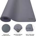 XXL Extended Gaming Mouse Pad/Mat 40"x18"(Steel Grey) - Large & Wide Desk Cloth Mousepad - Stitched/Water Proof/Non Slip Base  XXL 40"x18", Steel Gray