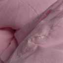 Pink Comforter Sets Queen Size, Pink Bedding Sets,Bed in a Bag Comforter 5 Pieces-Soft Lightweight Microfiber Bed Set for All Season