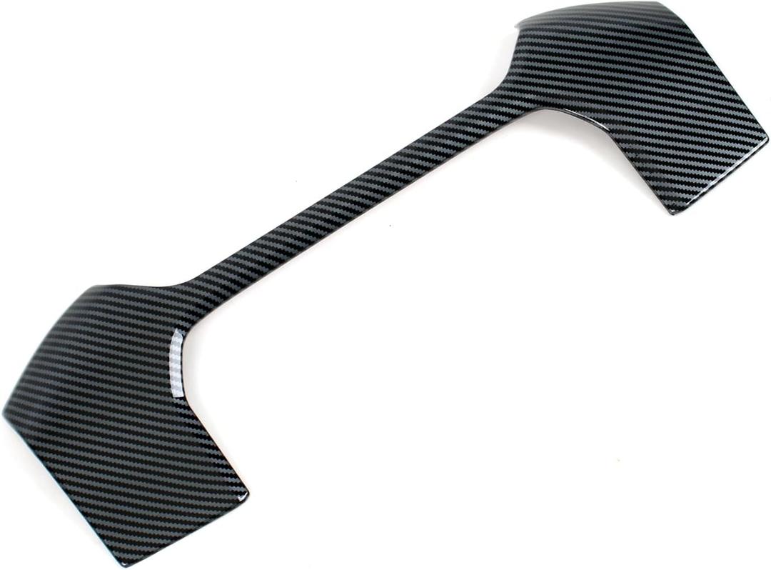 HIGH FLYING Car Inner Accessories for RAM 1500 TRX 2019-2024 Center Console Center Navigation Overlays Cover ABS Carbon Fiber Style 1pc