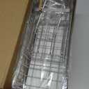 Cisily Sponge Holder for Kitchen Sink, Sink Caddy Organizer with High Brush Holder, Kitchen Countertop Organizers and Storage Essentials, Rustproof 304 Stainless Steel (Silver, 9.25″)