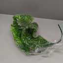 HERCOCCI 2 Pack Reptile Plants, Terrarium Hanging Plants Vines Artificial Leaves Habitat Decorations with Suction Cup for Bearded Dragon Hermit Crab Lizard Snake Geckos Chameleon