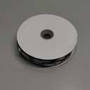 Morex Ribbon 7398.40/50-613 Cambridge 1.5" X 50 YD Wired Ribbon, Black and White, Buffalo Check Plaid Ribbon for Gift Wrapping, Christmas Decorations Indoor Home Decor, Craft Supplies & Materials