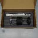 Reusable 24 oz Boba Cup with Straw Set, Straw Cleaner, and Gift Box, Borosilicate Reusable Bubble Tea Cup (Black)