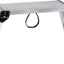 VEVOR Folding Work Platform, 30x12x20 Inch Aluminum Drywall Stool Ladder, 330 lbs Load Capacity Heavy Duty Work Bench w/Non-Slip Feet, Ideal for Washing Vehicles, Cleaning, Painting, Decorating (301220)