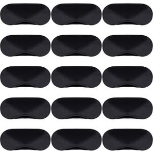 100 Pack Eye Mask Disposable Blindfolds for Games with Nose Pad Soft Eye Cover Party Pack Sleep Eye Masks Eye Shade Mask Women Men Kids (Black)