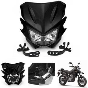 AnXin Dirt Bike LED Headlight,Motorcycle Head Light Universal for KLX300 KX250 KLX140 KLX230R KLX300R KLX110 KX125 KX450F KX250F KDX200 Dirt Pit Bike Supermoto Black