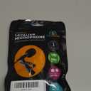 Professional Wired Lavalier Lapel Clip On Microphone for iPhone and Android Smartphone or Camera Omnidirectional Tiny Shirt Mic for Recording with Clipon Perfect for Vloggers and Bloggers