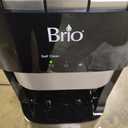 Brio Bottleless Water Cooler Dispenser w/ 4-Stage Filters (Included) removes PFAS & Microplastics for Clean Drinking Water, NSF Certified | 3 Temp (Hot, Room, Cold) w/Child Safety Lock & LED Display