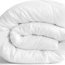 NTBAY Twin Comforter - Down Alternative Duvet Insert, All Season Bedding Quilted with Corner Tabs, Machine Washable, Soft Comforter Only, White, Twin Pack of 1