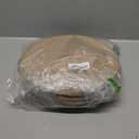 Yunlly Set of 48 Round Burlap Placemats Bulk Burlap Farmhouse Placemats Set Heat Resistant Table Mats Circle Jute Charger Place Mats for Wedding Holiday Dinner Rustic Table Decorations(11.8 in,Brown)