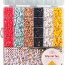 Clay Beads Bracelets DIY Craft Kit - Birthday Beads Jewelry Making Set - I Love Grandparents DIY Craft Gift Supplies Party Favors Decorations