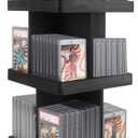 GIASSVIO 360° Rotating 3Layer Trading Card Display Stand – 12 Compartment Shelf for Holds 120+ PSA/CGC/PGS Slab Cards, Sports Game Graded Card Display Storage, Desktop Collector Showcase & Storage