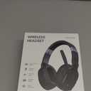 COSMUSIS Trucker Bluetooth Headset, Wireless Headsets with Noise Cancelling Microphone, Long Battery Life Bluetooth Headphones with Detachable Earpad/Single+Dual Mode for Office/Driving/Home