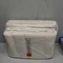 HOMERILLA Sectional Couch Covers for Sectional Sofa L Shaped Sofa Cover Blanket 2 Pieces L Shape Furniture Protector for Pets Dogs(Ivory, X-Large)