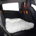 3.5" Thick Deluxe Plush Dog Bed Mat for Car, Comfy Dog Seat Cover, Pet Bed & Seat Cover Protector, Washable & Anti-Slip Travel Pet Mat, Fit for Backseat Extenders of Cars Trucks SUVs, 54" x 25
