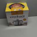 Crock-Pot 4.5 Quarts Manual Design Series Slow Cooker with 3 Manual Heat Settings Cooks Meals for 4 Plus People with Removable Stoneware Bowl, Silver